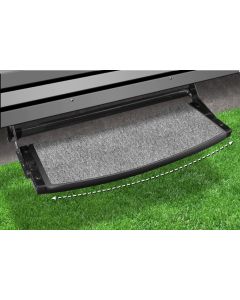 OUTRIGGER RADIUS RV STEP RUG (22IN WIDE)  CASTLE GRAY