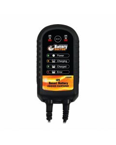 Battery Charger; Battery Doc ®; For 12 Volt Lead-Acid Battery; 3 Step Fully Automatic; 750 Milliampere; With Power Level Indicator; With Ring Terminals/ Alligator Clip Cable

