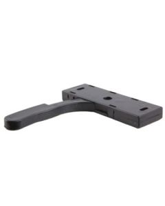 Screen Door Latch; For Lippert Screen Doors; Without Striker; Left Hand Opening; Black
