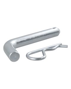 Trailer Hitch Pin; Bent Pin; 5/8 Inch Diameter; Use With Class III and IV Hitches/ 2 Inch Receiver; With Pin Clip; Single; Bagged
