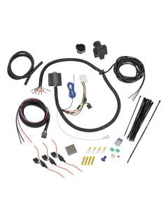 Trailer Wiring Connector; Wiring Harness; 7-Way and Plug and Play For Brake Control

14-C HIGHLANDER TOW HARNESS 7WAY ROUND COMPLETE KIT

