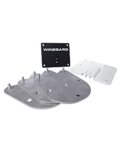 Satellite TV Antenna Mount; Roof Mount; Use For Permanent Installation; With 3 Mounting Feet/ Cable Entry Plate/ Wall Plate and Screws/ Hex Nuts/ Mounting Screws/ Cable Clamps/ Power Switch/ Cable Ties/ Terminal Insulators/ Barrel Crimp Splice; Compatible