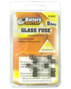 Fuse; Glass Tube; AGC; 5 Ampere
