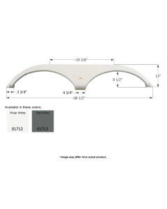 Icon, FENDER SKIRT, TANDEM, PILGRIM, FS1712, DARK GREY