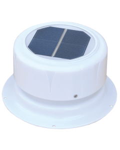 White Mini Solar Plumbing Vent