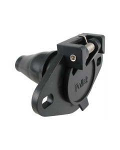 Trailer Wiring Connector; Vehicle Side; 6 Pin; Plastic Housing
