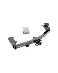 Trailer Hitch Rear; Max-Frame; Class IV; Round Tube Welded; 2 Inch Receiver; 6000 Pound Weight Carrying Capacity/ 800 Pound Tongue Weight; 8000 Pound Weight Distributing Capacity/ 800 Pound Tongue Weight
