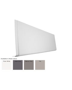 PANEL, 48 INCH SIDE, J-WRAP, MAUVE GREY
