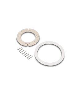 Universal Mounting Kit, White-For mounting Traveler and other SeaLand toilets with 4-bolt connections to existing 2-bolt floor flanges.

