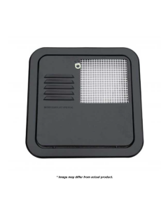 Flush Mount Water Heater Door- Black