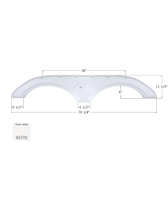 70 x 11  Polar White