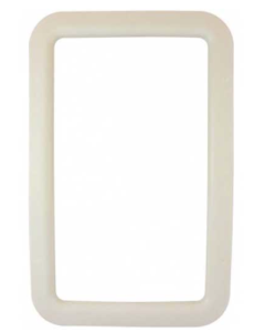 Entrance Door Window Frame, Exterior, Ivory, Boxed