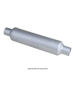 Generator Exhaust Resonator; Compatible With Onan Models RV QG 2500 LP/2800/2800 EVAP And MicroLite KV; Aluminized Steel; 12 Inch Length; 1-1/2 Inch Diameter Outlet Center
