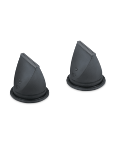 Toilet Water Valve Module; Replacement Toilet Water Valve; 1-1/2 Inch Diameter Duck Ball Valve; Black
