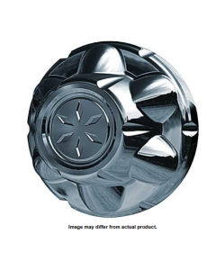 Trailer Hub Cover; Versa-Lok ®; 5 Lug; 4-1/2 Inch; Chrome Plated; ABS Plastic; Locking Style
