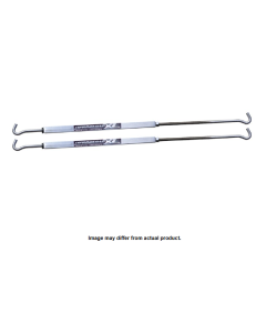 Turnbuckle; SpringloadXL; Use With Frame Mounted Tie Down; Spring Loaded Hook and Hook Style; 35 to 45 Inch Reach; Without Handle; Lockable; Lock Sold Separate; Black; Aluminum; Set of 2
