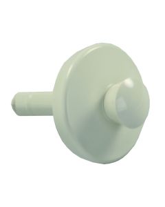 Sink Drain Stopper; Pop-Stop Style; Plastic Stem; Parchment; Single
