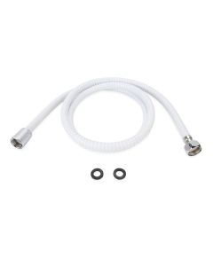 White Shower Head Hose 60in