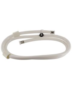 Hose For Handheld Showers, 60in, Nylon White, Bagged