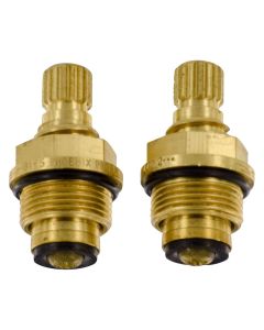 Compression Stem For Phoenix/streamway, Fits Hot & Cold Hdls, Brass, Carded