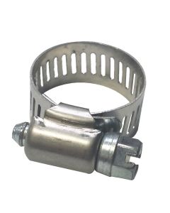 Hose Clamp; #6; 3/8 Inch x -7/8 Inch Clamping Range; Worm Gear Style; Stainless Steel; Bulk
