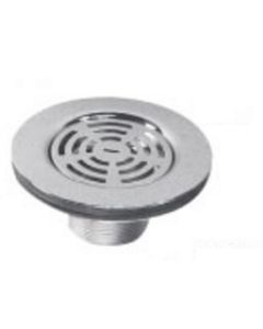 Sink Strainer; Fits 4-1/2 Inch Drain Outlet Kitchen/ Shower; Metal; Single
