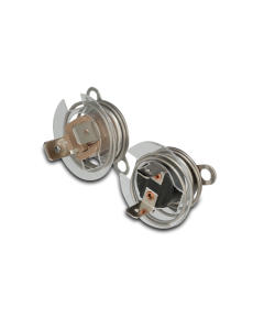 Water Heater Thermostat; Back Mount; For Atwood Electric Water Heaters; Thermo Disc Style; 110 Volt AC;Single Element; With High Limit Control