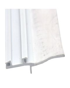 Slide Out Seal; EK Seal Base With 2-7/8 Inch Wiper; 1/2 Inch Thickness x 3.66 Inch Width x 35 Foot Length; White With Hats Red Tape; Rubber
