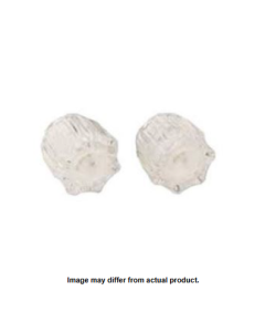 Clear Crystal Hot And Cold Handle Pair