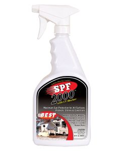 Vinyl Protectant; BEST ® SPF 2000 ™; 32 Ounce Spray Bottle; Single; Use To Protect/ Shine And Condition The Awning/ Tires/ Dashboard/ Leather/ Vinyl/ Plastic/ Trim And Rubber
