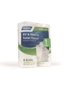 TST 1 Ply Toilet Tissue 4 Rolls, 280 Sheets