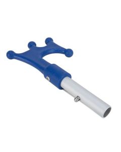 Extension Handle; Use With Camco Accessories; Extendable; 3 to 6 Foot Length; Spring Loaded Push Button Connector; Anodized Aluminum; With English/ French Language Packaging
