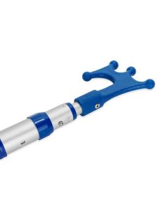 Extension Handle; Use With Camco Accessories; Extendable; 2 to 4 Foot Length; Spring Loaded Push Button Connector; Anodized Aluminum; With English/ French Language Packaging
