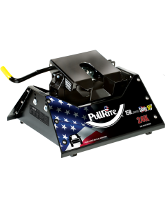 Fifth Wheel Trailer Hitch; ISR Series Super 5th; Includes Head and Head Support; Fixed; 24000 Pounds Weight Carrying Capacity; Single Pivot; 6000 Pound Pin Capacity; 16 Inch to 19 Inch Vertical Height Adjustment; Requires Mounting Rails (Can Also Be Used 