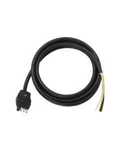 4-FLAT TRAILER END CONNECTOR, 4FT JACKETED CABLE
