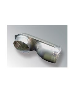 Clothes Washer/ Dryer Vent Elbow; Splendide ®; Used For Close-Wall Dryer Installation; Turns 90 Degree Within 4-1/2 Inch; Aluminum
