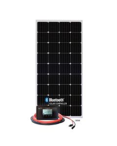 RETREAT: 100 WATT SOLAR KIT WITH WIRE AND 30 AMP CONTROLLER

