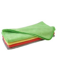 Polishing Cloth; Used For Polishing/ Drying And Detailing Towel; 14 x 14 Inch Cloth; Microfiber; Set Of 12
