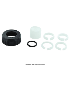 Faucet Spout Nut; Replacement For Phoenix Catalina Faucet Spout; Tubular; Oil Rubbed Bronze Coated; With O-Ring And Snap Ring; With Blister Package
