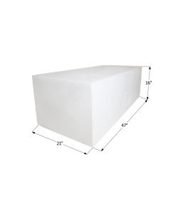 Fresh Water Tank; 63 Gallon Capacity; 47 Inch x 16 Inch x 21 Inch; WIthout Fittings
