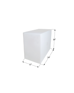 Fresh Water Tank; 20 Gallon Capacity; 24 Inch x 18 Inch x 12 Inch; WIthout Fittings
