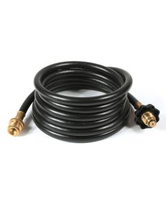 Camco, Propane Hose; Male Prest-O-Lite (POL) x 1 Inch-20 Throwaway Cylinder Thread; 12 Foot Length