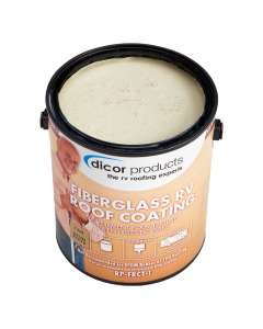 Roof Coating; Signature Extended Life RV Roof Coating ™; Use To Protect And Beautify Previously Coated RV Roofs; For Ethylene Propylene Diene Terpolymer (EPDM) Rubber Roof; Covers 125 Square Feet; 1 Gallon Can; Tan
