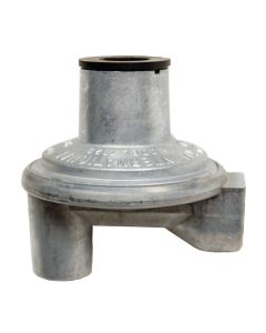 Propane Regulator; Excela-Flo; QCC Type 1 Inlet x 3/8 Inch FNPT Outlet; Single Stage; 140000 BTU; Without Hose; Not Approved For RV Use; Wet Coated; Green; Die Cast Aluminum; Vertical Mount
