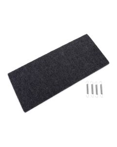 STEP RUG, XL GRAY 23INW X 22INL
