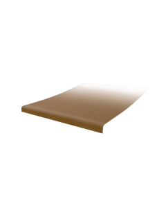 Awning Fabric; Universal For Patio Awnings; 19 Foot Length x 8 Foot Extension; Sandstone; Vinyl; Polar White Vinyl Weathershield; One Piece Fabric
