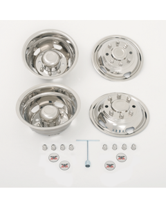 Phoenix USA, Wheel Simulator; D.O.T.Liner; 99-02 FORD F450/ F550 19.5IN 8LUG 5HH DOTLINER SIMULATOR SET