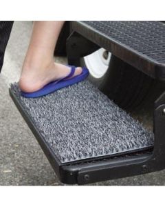 Step Stool Mat; Fits 11 Inch x 22 Inch Rectangular Stow-Away Steps; Charcoal
