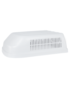 Air Conditioner Shroud; For Coleman-Mach Air Conditioner; Aerodynamic Design; 42 Inch Length x 30 Inch Width x 12-3/4 Inch Height; Polar White; High-Impact UV Resistant Material
