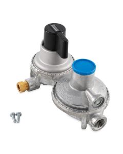 Propane Double-Stage Auto Changeover Regulator, Ccsaus, Clam